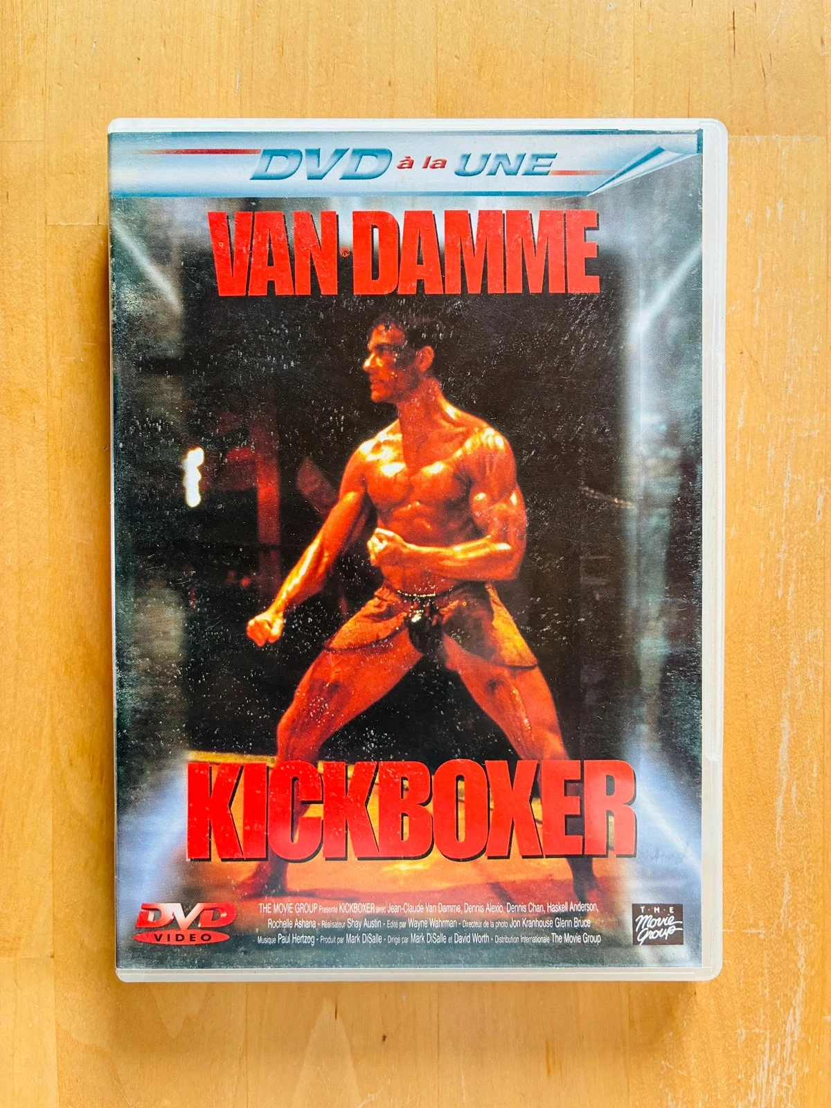 DVD Kickboxer Jean-Claude Van Damme.